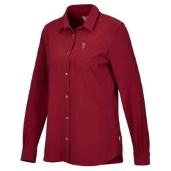 FJÄLLRÄVEN ÖVIK LITE SHIRT LS W Damen - Outdoor Bluse -Camping Serien Laden 5637911987 c oevik lite shirt ls w fjaellraeven 24